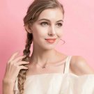 Classic CZ Heart Mutual Affinity 925 Sterling Silver Necklace