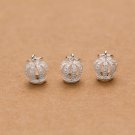 Simple Hollow Crown 925 Sterling Silver DIY Charm