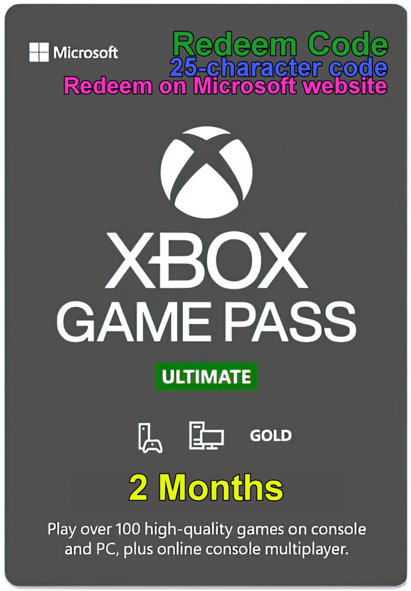 [Redeem Code] Xbox Game Pass Ultimate 2 Months Subscription [Works