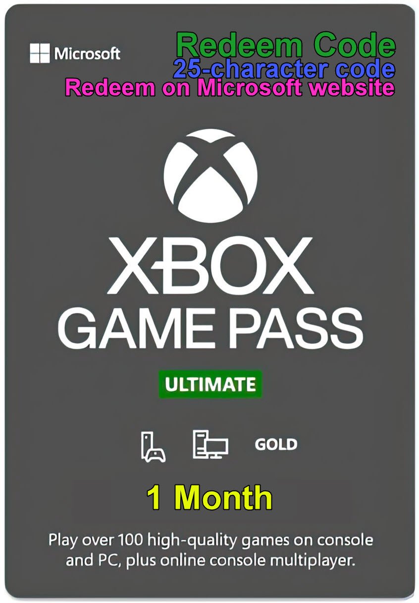 [Redeem Code] Xbox Game Pass Ultimate 1 Month Subscription [Works