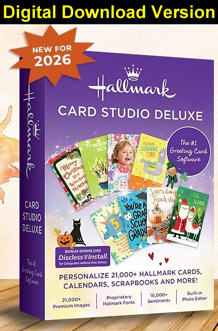 [Lifetime] Hallmark Card Studio Deluxe (2026 version 26) - 3PCs [Windows]
