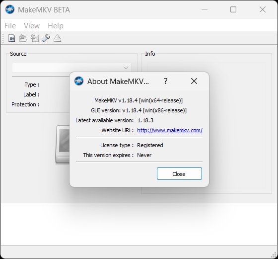 [Lifetime] MakeMKV 1.18.4 (Latest Version) [Windows / Mac]