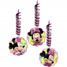 Minnie Mouse Bows Dangler - 3/Pkg.