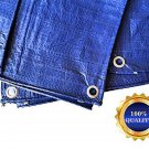 Bazic 4'x6' Tarp - Multipurpose Cover or Great Tent For Gardening Camping Tra...