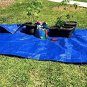 Bazic 4'x6' Tarp - Multipurpose Cover or Great Tent For Gardening Camping Tra...