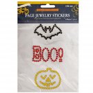 Frightful Collection Halloween Jewelry Stickers, Multicolor (3 pack)