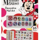 Disney Minnie Mouse Bowtique 65 Piece Decorative Nail Art Kit