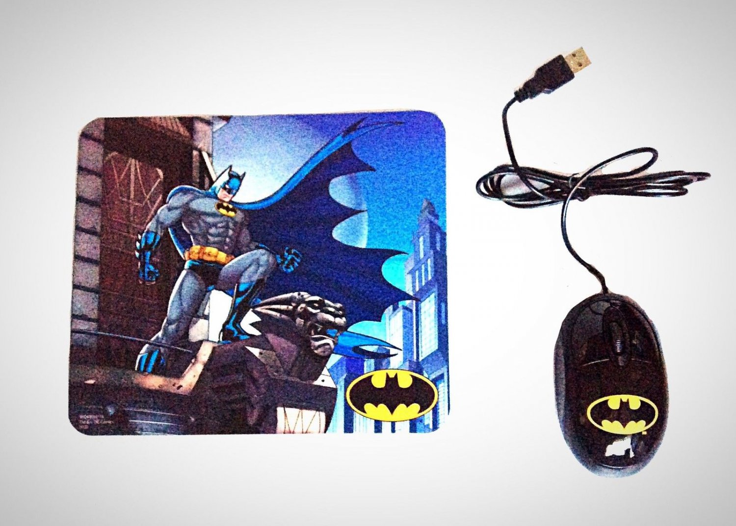 DC Comics Batman Optical Mouse & Mouse Pad Combo