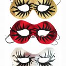 Spiky-Lash look Eye Masquerade Party Mask ( Set of 3)