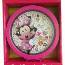 Disney Junior Minnie Mouse 6" Tabletop or Wall Dual Clock