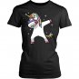 Funny Unicorn Women Shirt Dab Unicorn T-Shirt Gift Idea Rainbow Unicorn Shirt
