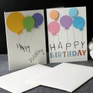 Handmade birthday card | 2 cards set Unique 3D Handcrafted Birthday Cards gift