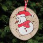 Set of 3 Handmade Wooden Tree Decoration | Holiday Theme Christmas Tree Decor