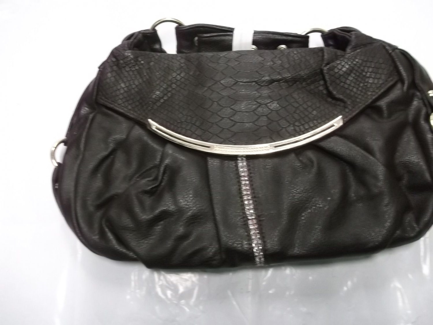 Ladies Black Leather Hand Bag