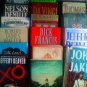 BOOKS - HARD COVERS - QTY 17 - NORA ROBERTS, CARL HIAASEN