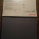 ACURA VIGOR - 1992  - OWNER'S MANUAL