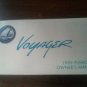 PLYMOUTH VOYAGER - 1999 - OWNER'S MANUAL