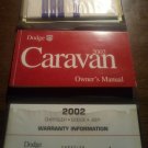 DODGE CARAVAN - 2002 - OWNER'S MANUAL