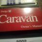 DODGE CARAVAN - 2002 - OWNER'S MANUAL