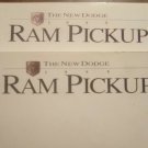 DODGE RAM PICKUP - 1995 - OWNER'S MANUAL