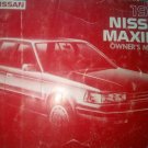 NISSAN MAXIMA 1986 - OWNER'S MANUAL