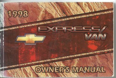 CHEVROLET - EXPRESS VAN - 1998 - OWNER'S MANUAL