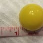 20 Plastic Round Bubblegum Beads Yellow size:20mm