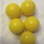 20 Plastic Round Bubblegum Beads Yellow size:20mm