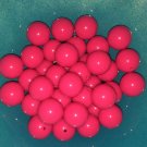 20 Plastic Round Bubblegum Beads Hot Pink size:20mm