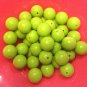 20 Plastic Round Bubblegum Beads Green size:20mm