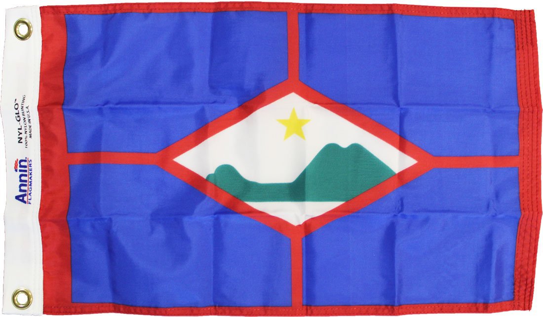 St. Eustatius - 12"X18" Nylon Flag