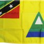 Nevis - 12"X18" Nylon Flag