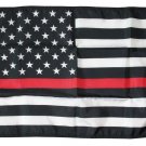 Thin Red Line - 12"X18" Nylon Flag