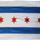 Chicago - 3"X5" Polyester Flag