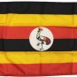 Uganda - 12"X18" Nylon Flag
