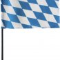 Bavaria - 4" X 6" Stick Flag