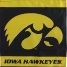 University of Iowa  - 13"x18" 2-Sided Garden Banner