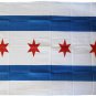 Chicago - 3"X5" Polyester Flag