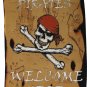 Pirates Welcome Here - 12" x 18" Garden Banner
