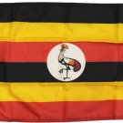 Uganda - 12"X18" Nylon Flag