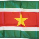 Suriname - 12"X18" Nylon Flag