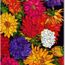 Dizzy Dahlias - 28" x 40" Toland Art Banner