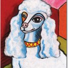 Poodle 28" x 40" Toland Art Banner - Pawcasso
