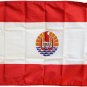 French Polynesia - 2"X3" Nylon Flag