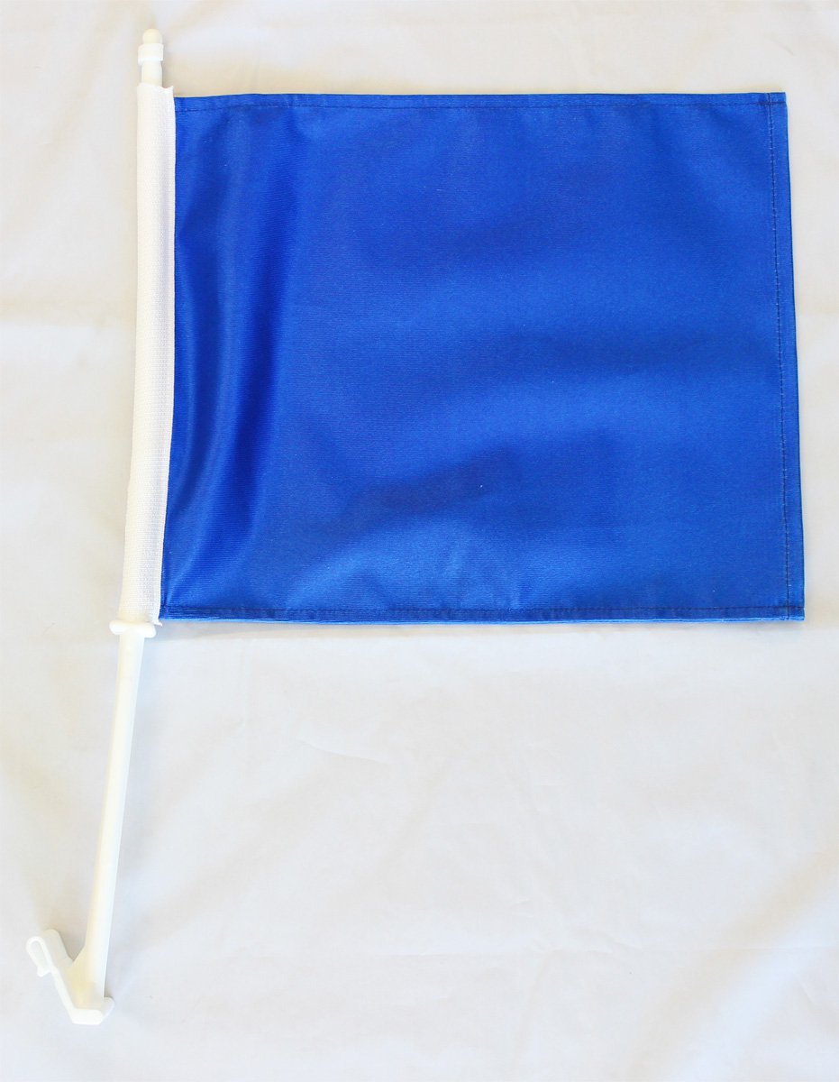 Solid Color Car Flag - Royal Blue