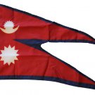 Nepal - 12""X18"" Nylon Flag