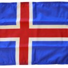 Iceland - 12""X18"" Nylon Flag