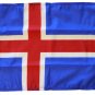 Iceland - 12""X18"" Nylon Flag
