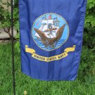 Navy - 12""x18"" Garden Banner