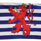 Luxembourg - 3"X5" Polyester Flag (Civil)